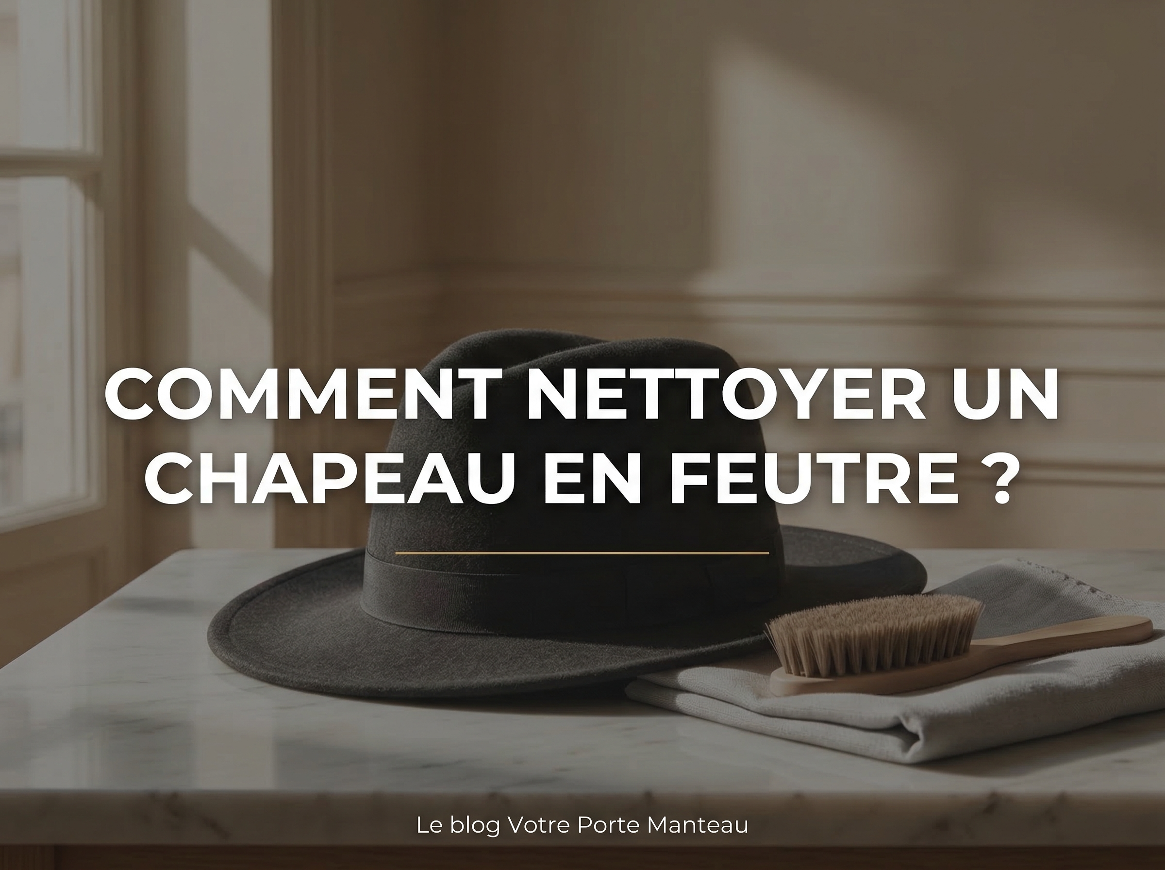 Comment nettoyer un chapeau en feutre ? - Le Guide du Chapeau Image