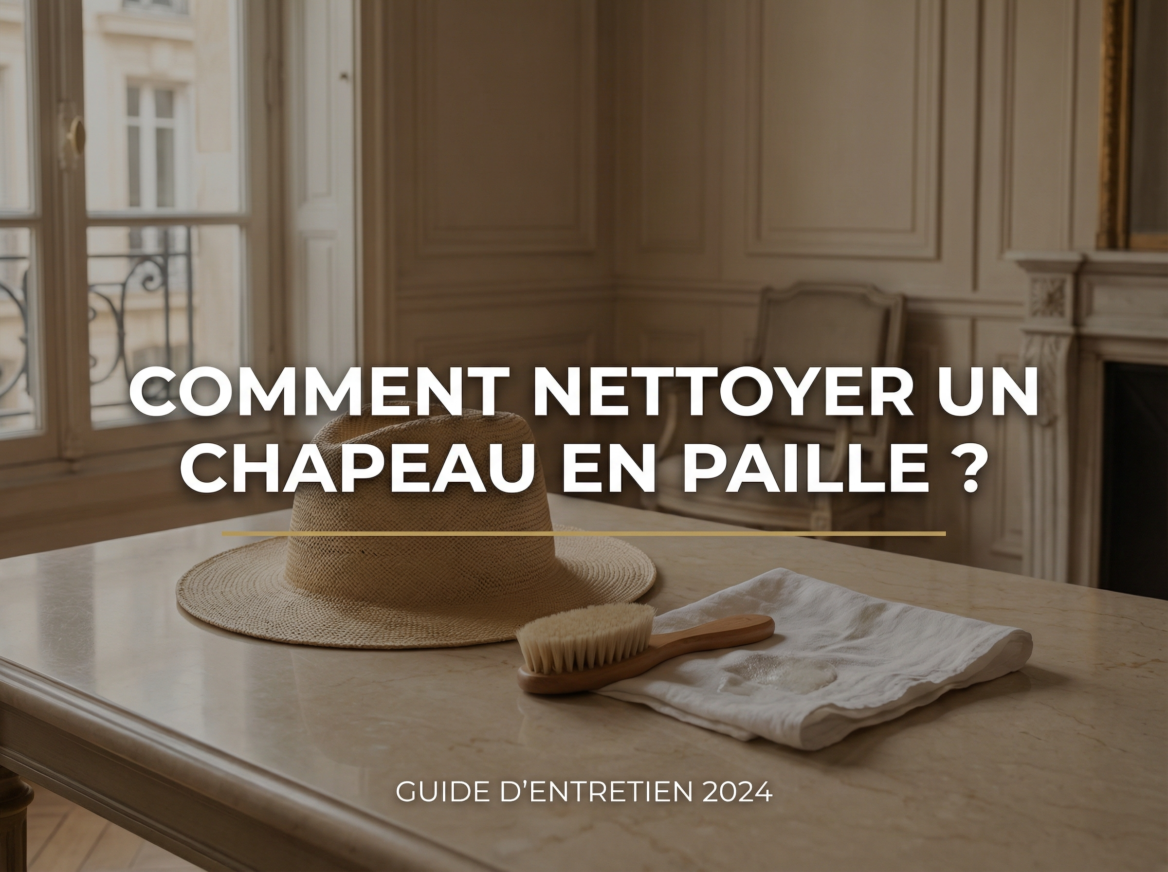 Comment nettoyer un chapeau en paille ? - Le Guide du Chapeau Image