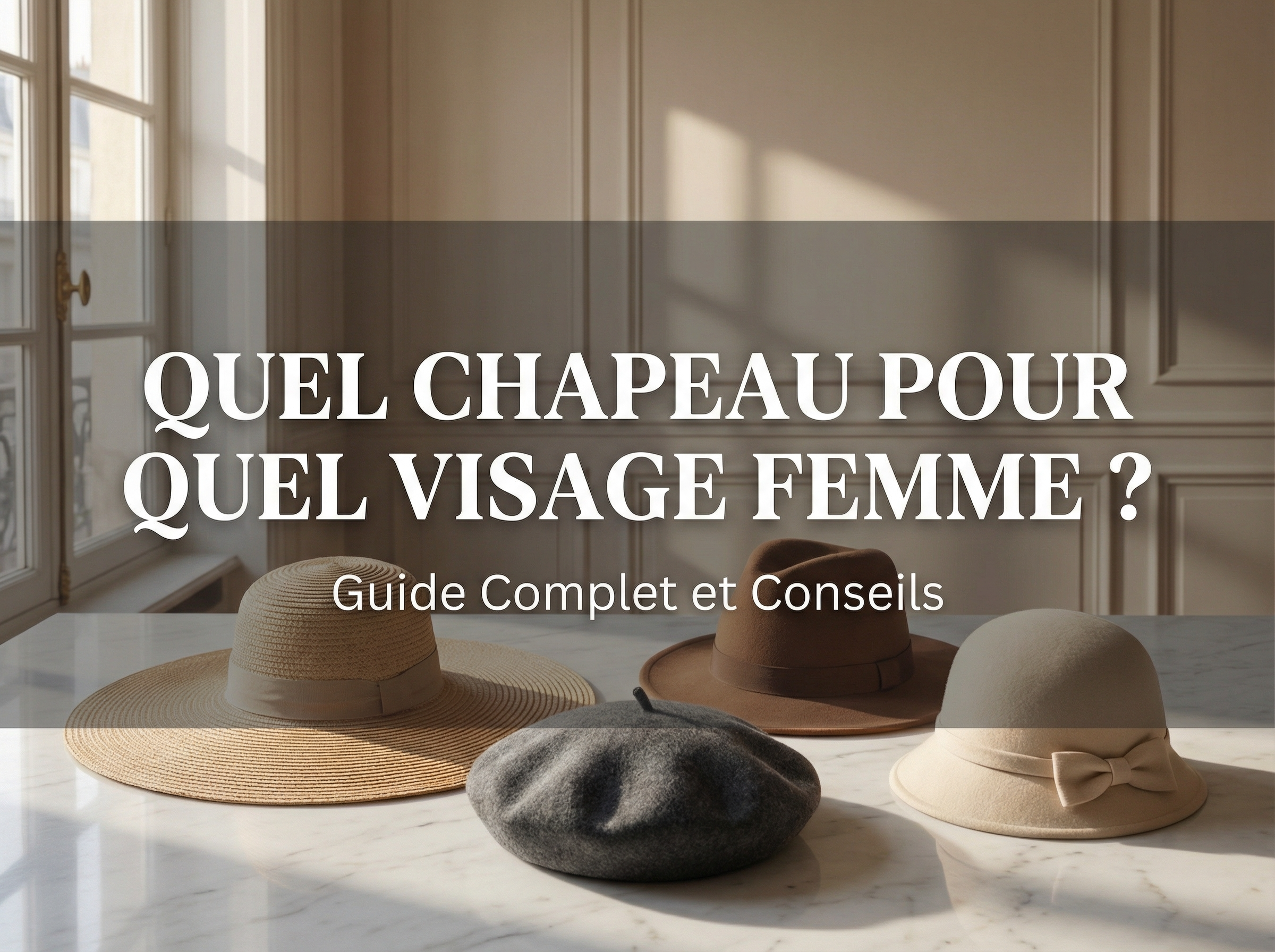 Quel chapeau pour quel visage femme ? - Le Guide du Chapeau Image