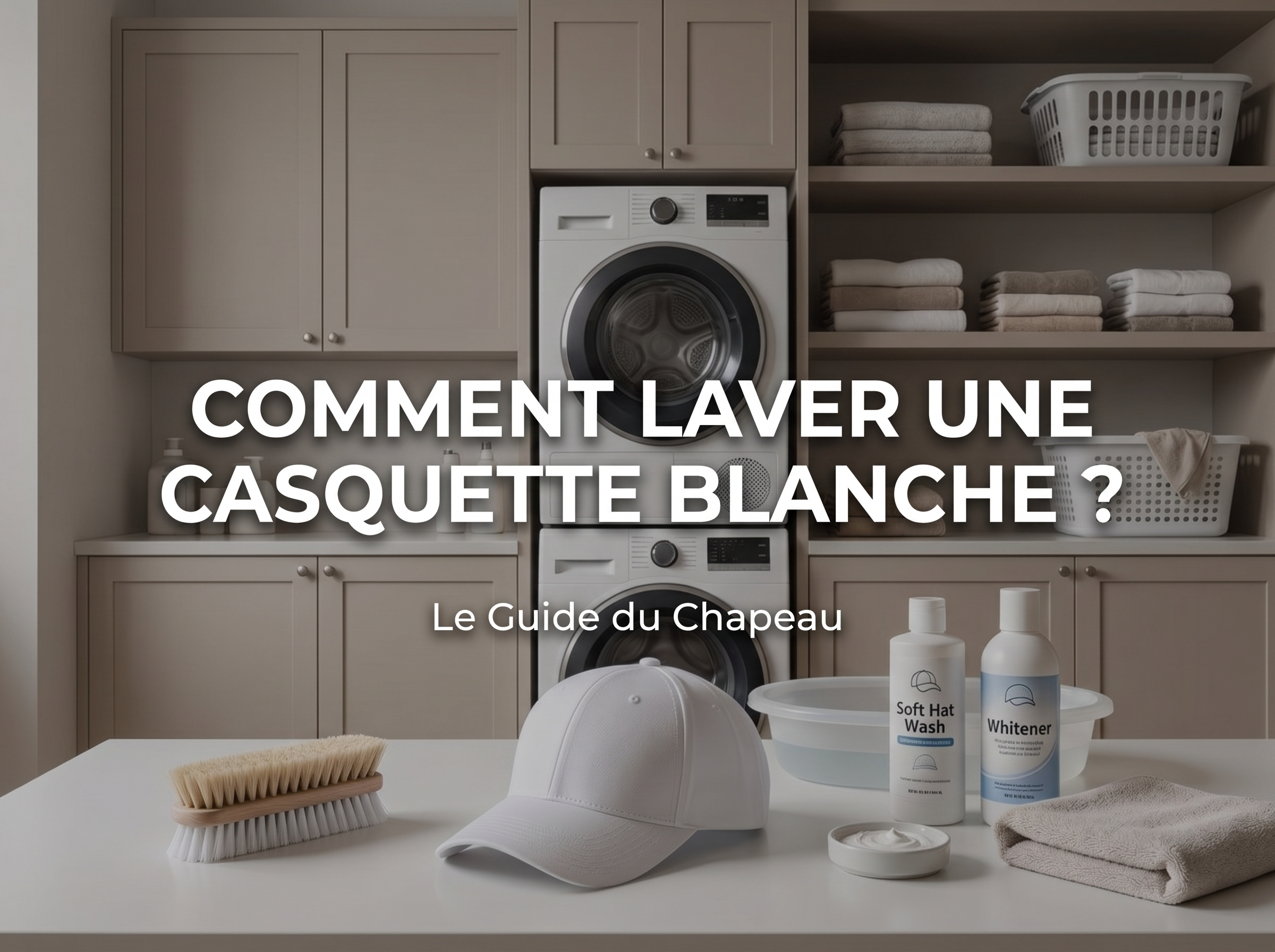 Comment laver une casquette blanche ? - Le Guide du Chapeau Image