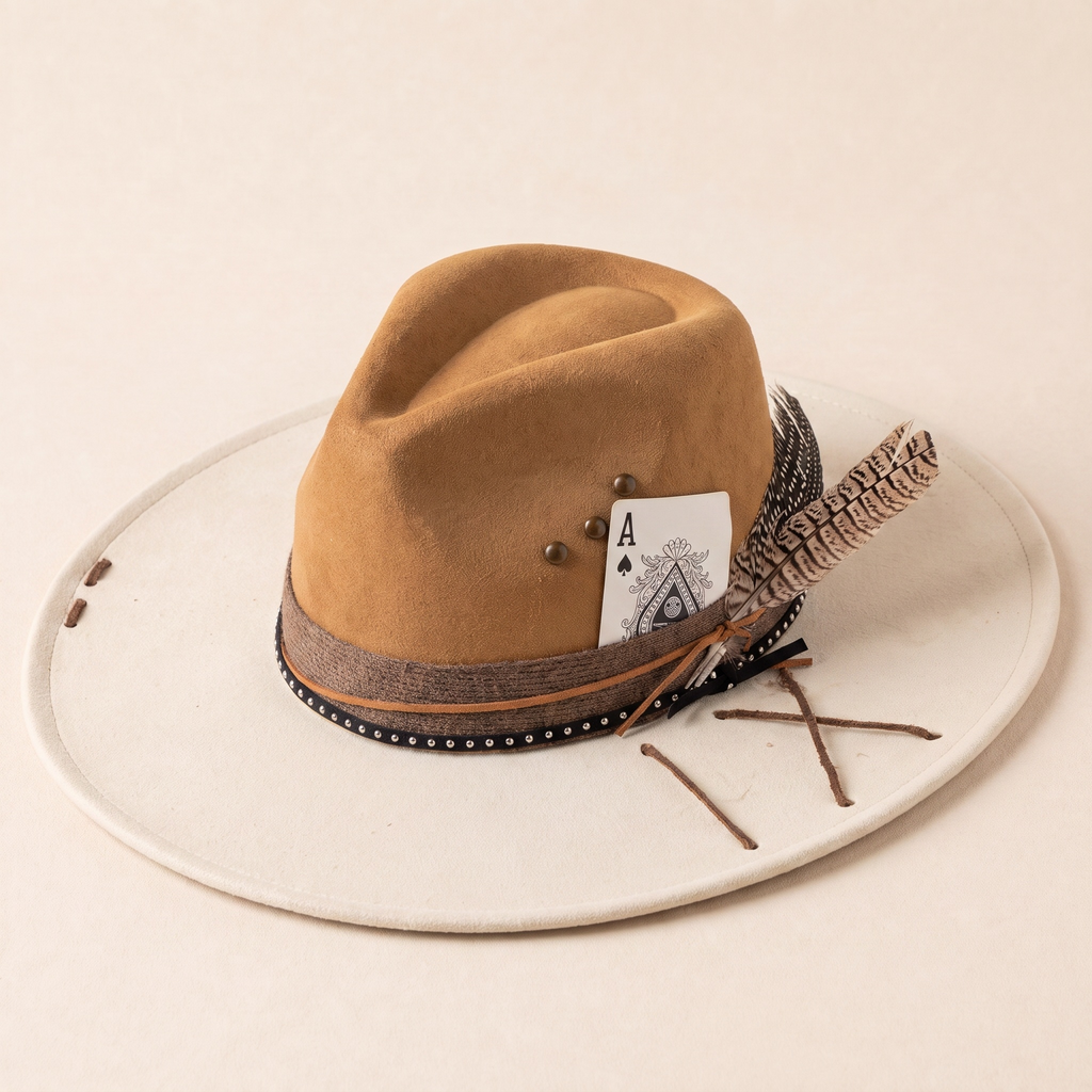 Chapeau Fedora Bord Plat Large