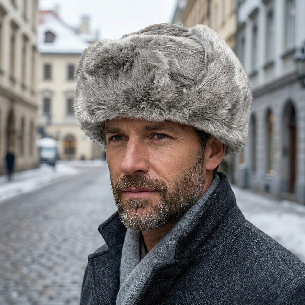 Chapeau Russe Fourrure Homme