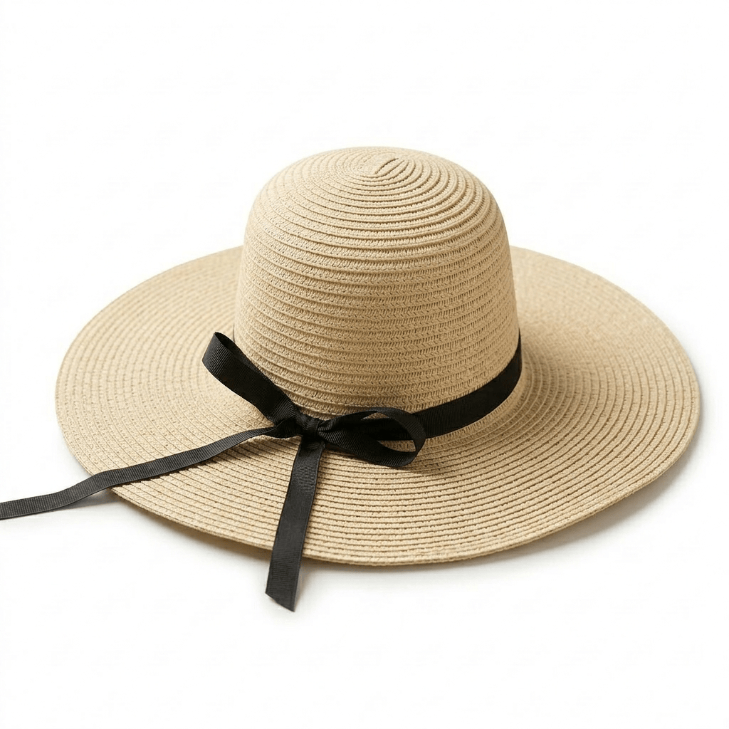 Chapeau de Paille Ruban Femme