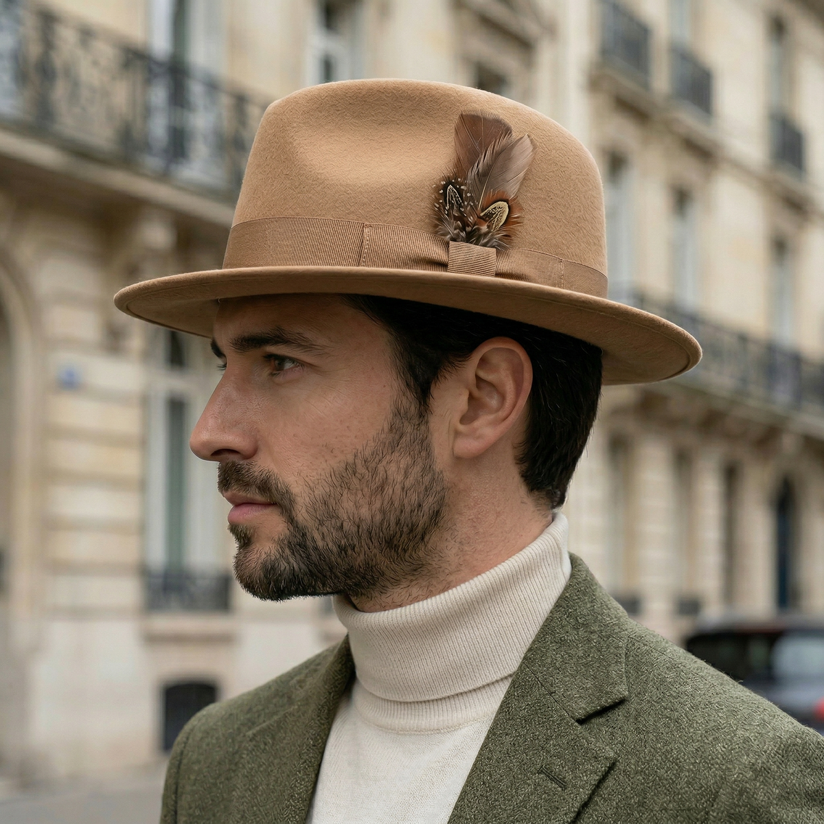 Chapeau Panama Fedora Homme