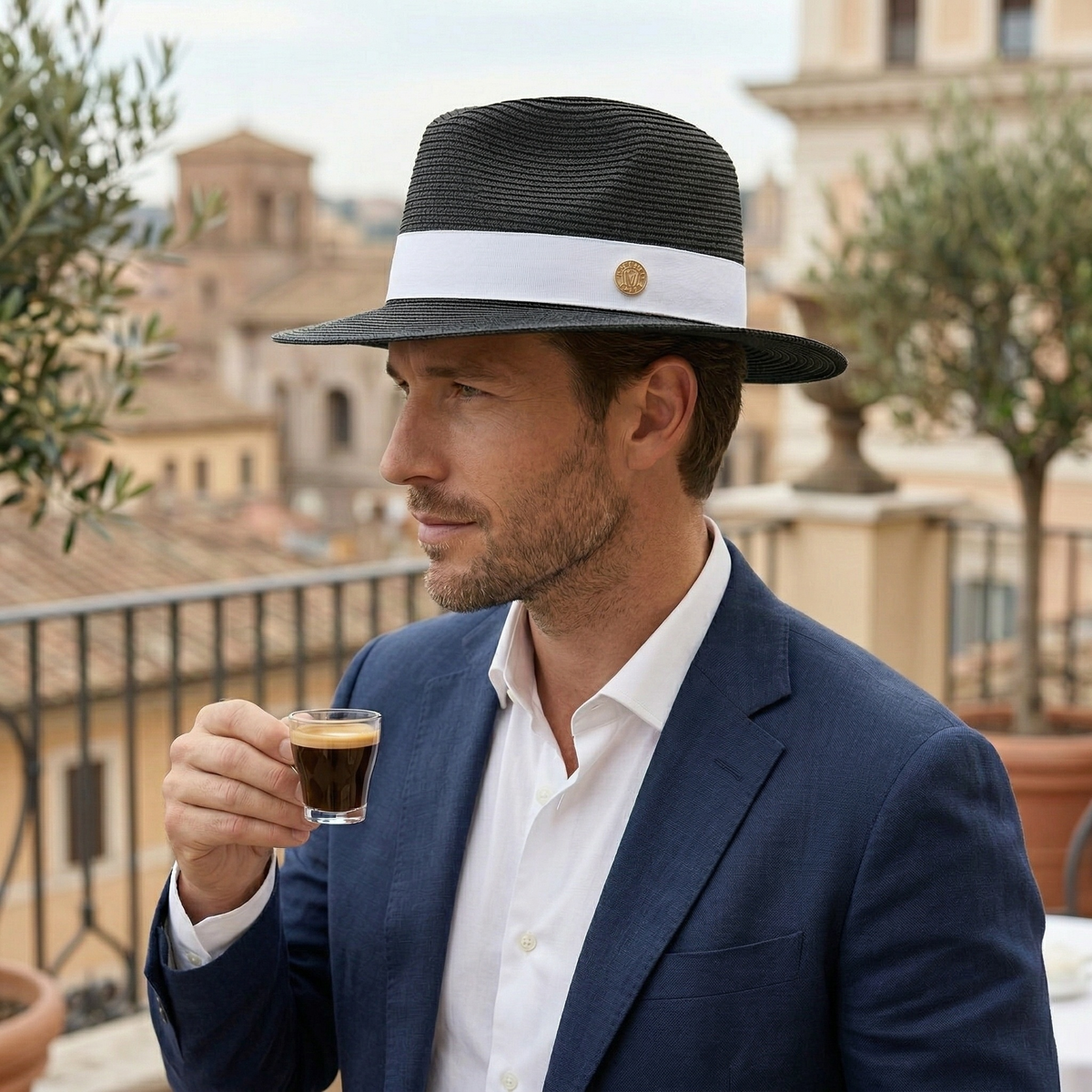 Chapeau Fedora Bords Large