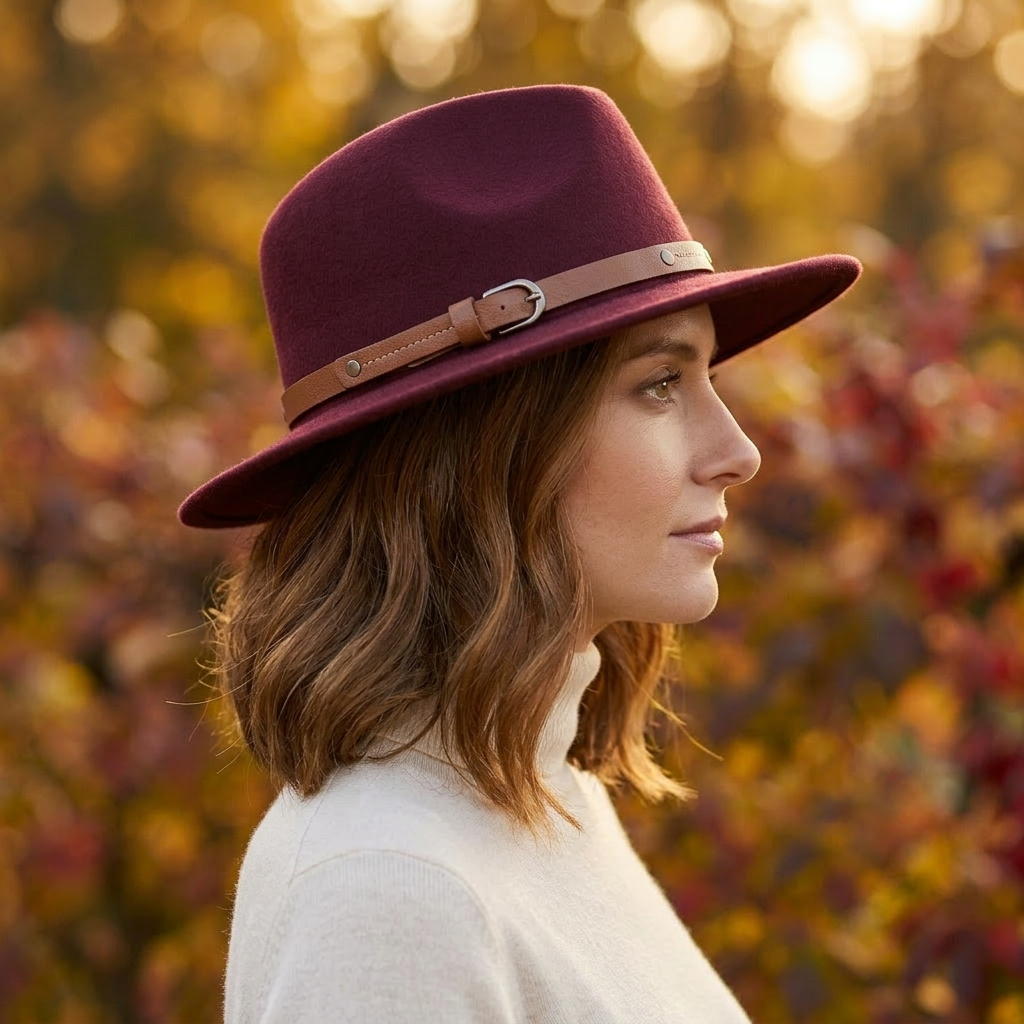 Chapeau Fedora Laine Homme