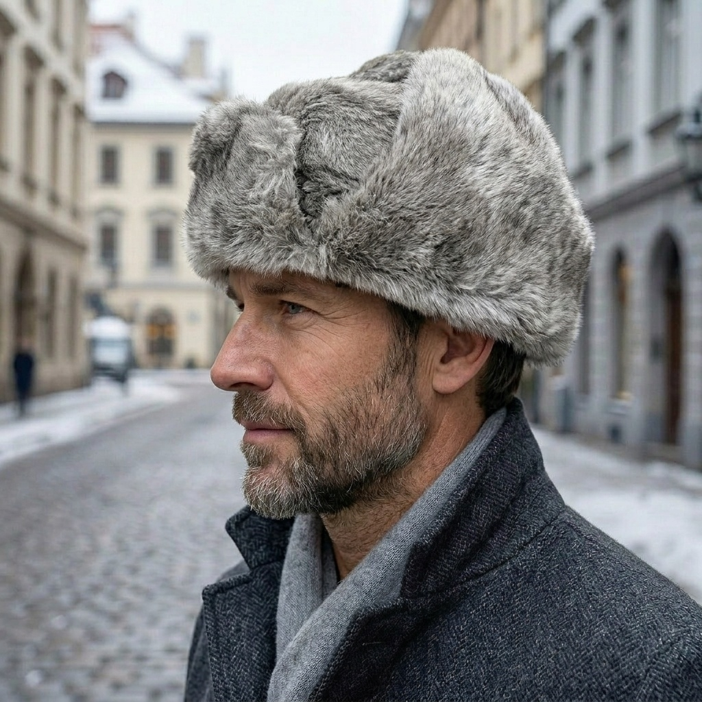 Chapeau Russe Fourrure Homme