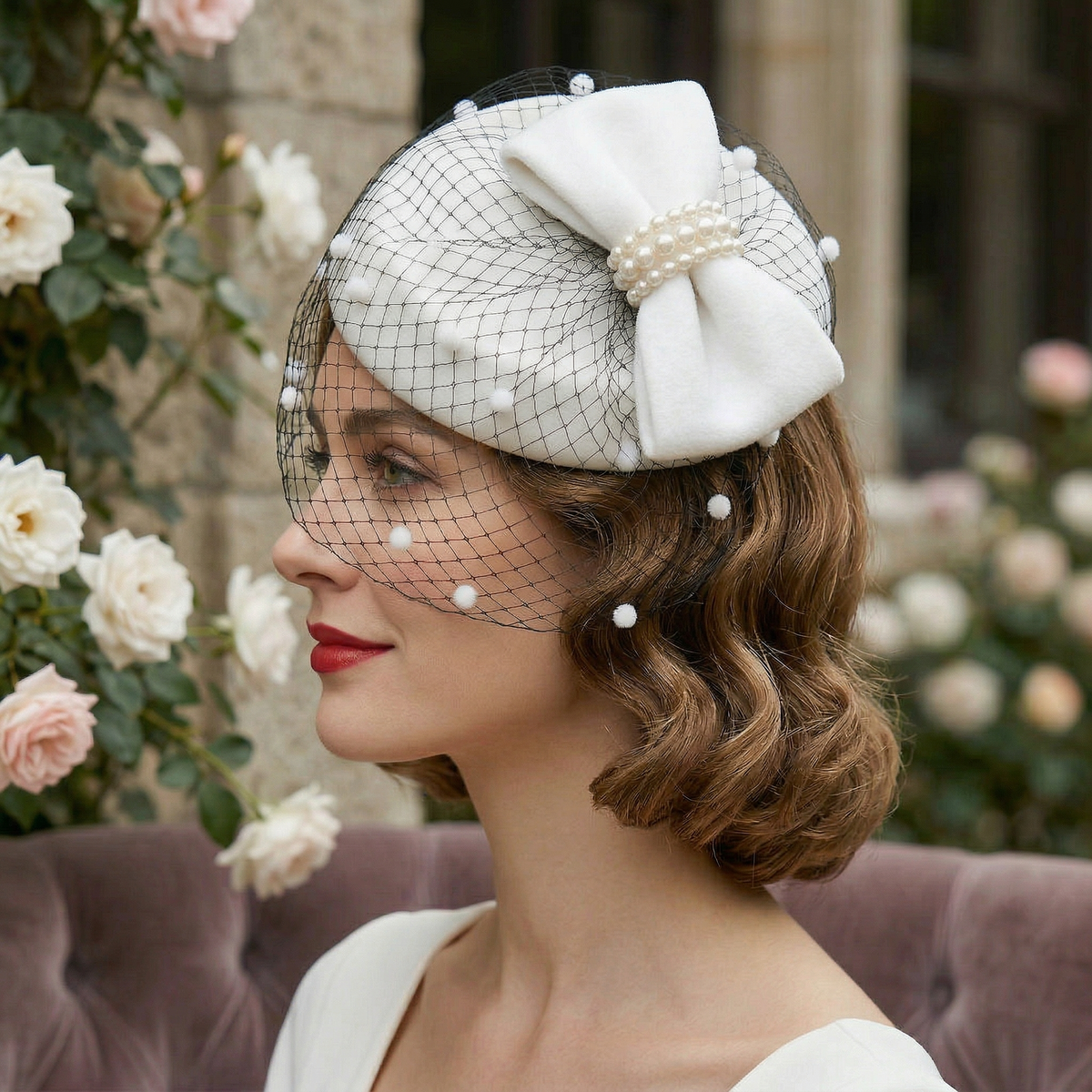 Chapeau Bibi Mariage Femme