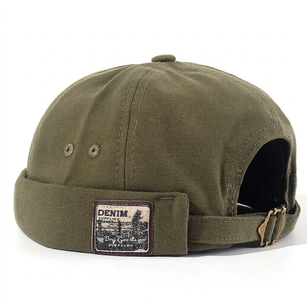 Casquette Docker Cotelé