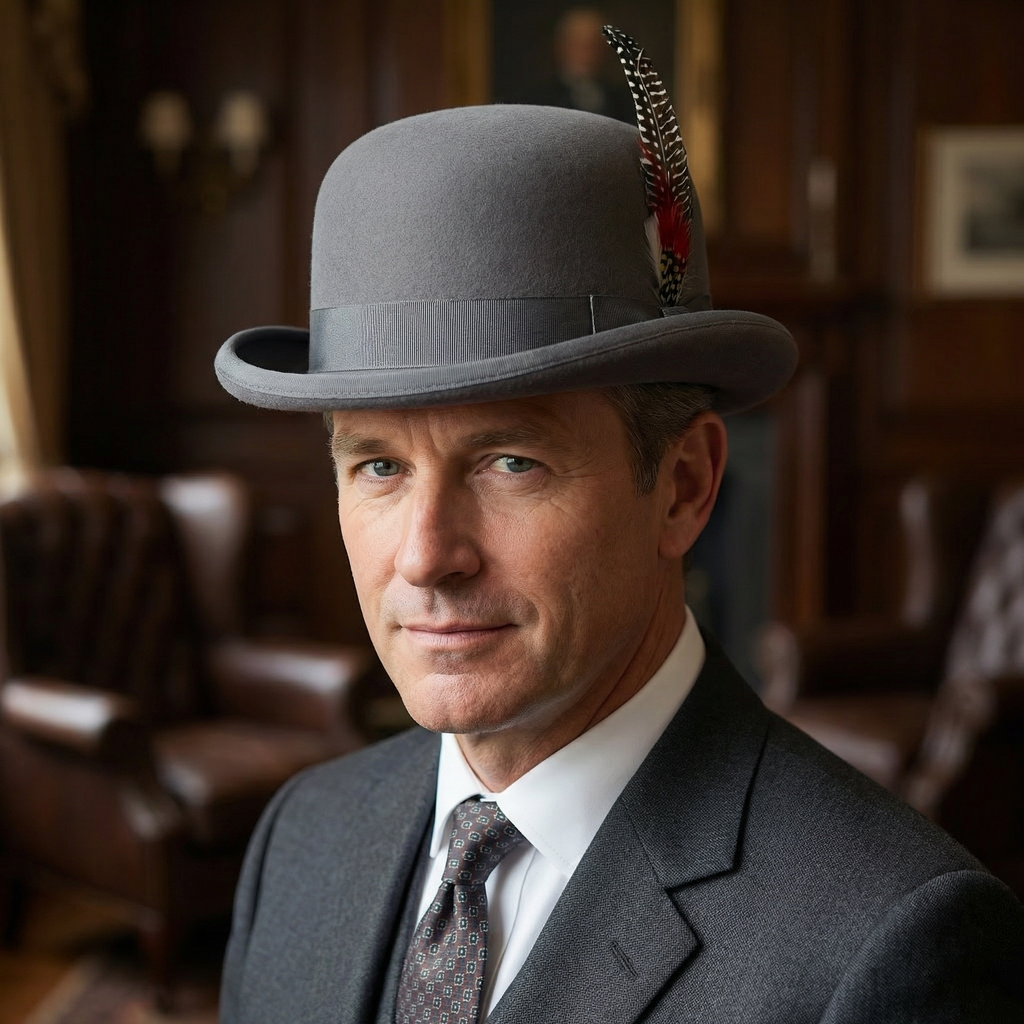 Chapeau Fedora Plume Homme
