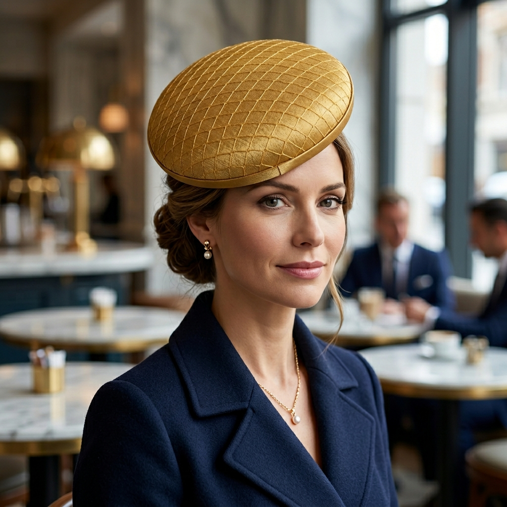 Chapeau Bibi Cérémonie Vintage