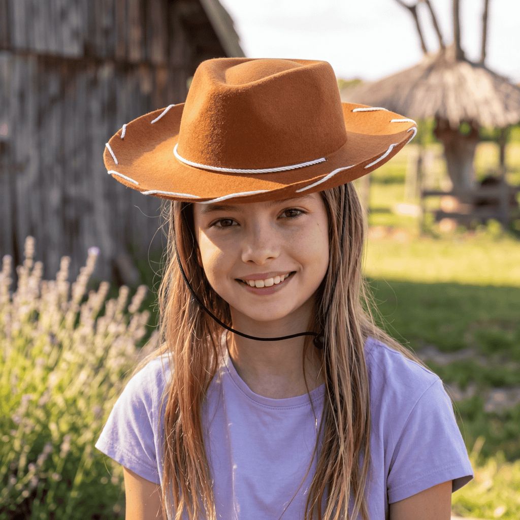 Chapeau Feutre Large Bord Enfant