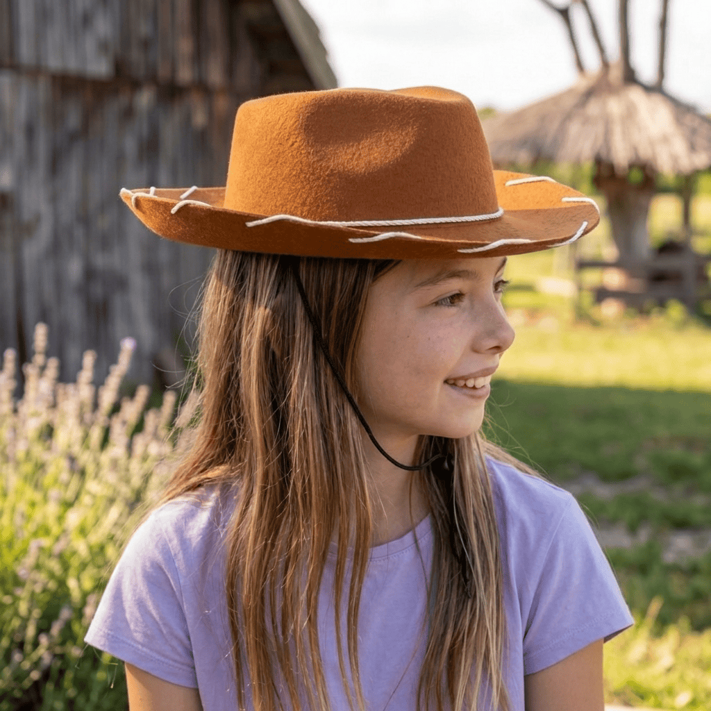 Chapeau Feutre Large Bord Enfant