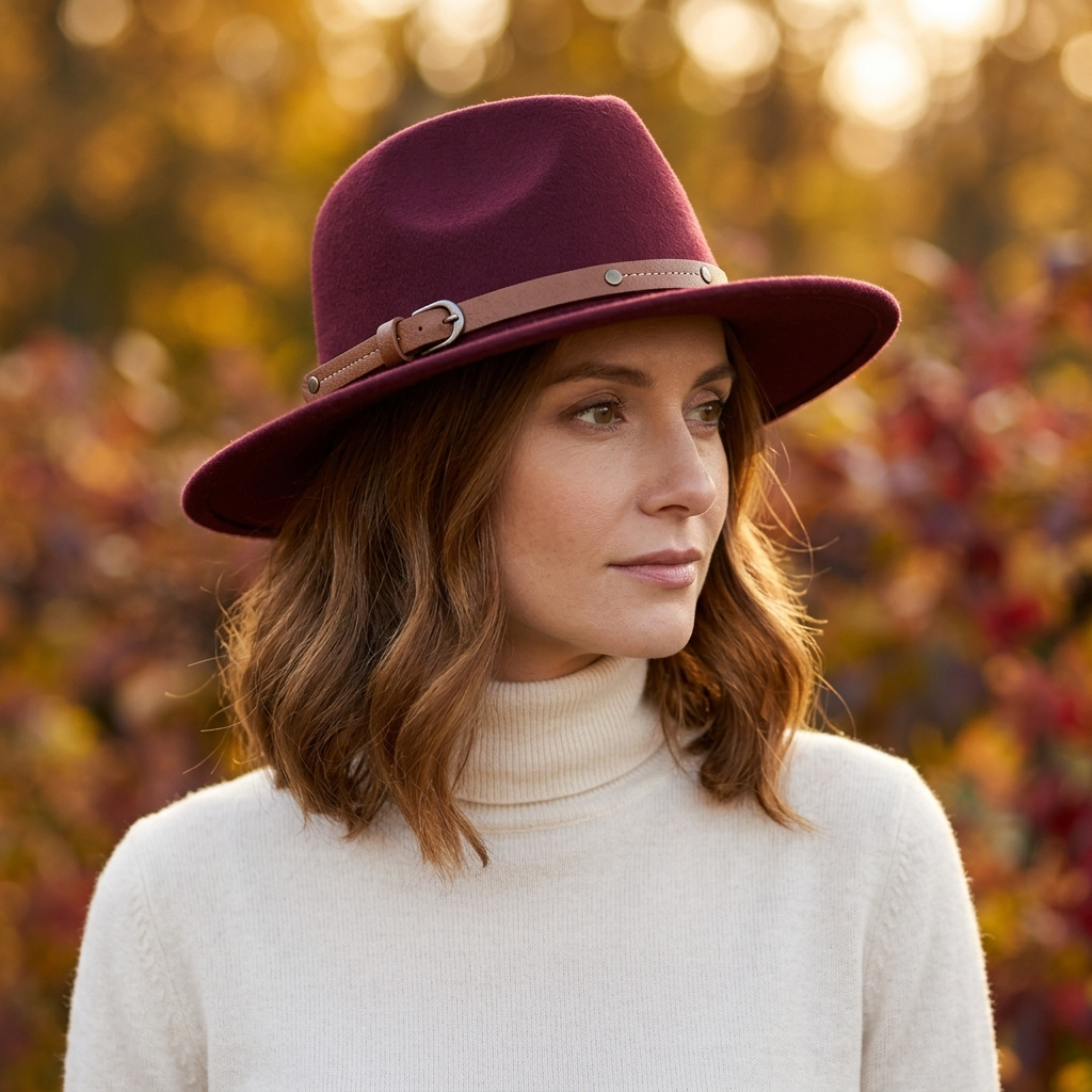 Chapeau Fedora Laine Homme
