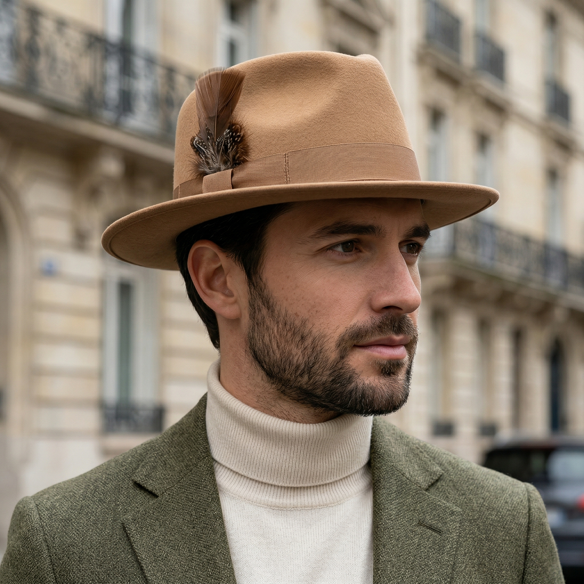 Chapeau Panama Fedora Homme