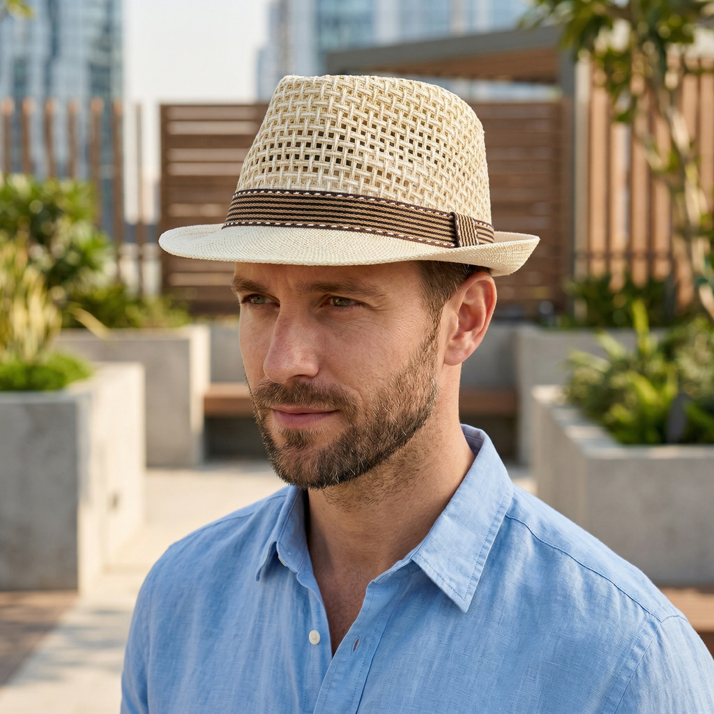 Chapeau Panama Paille Mariage