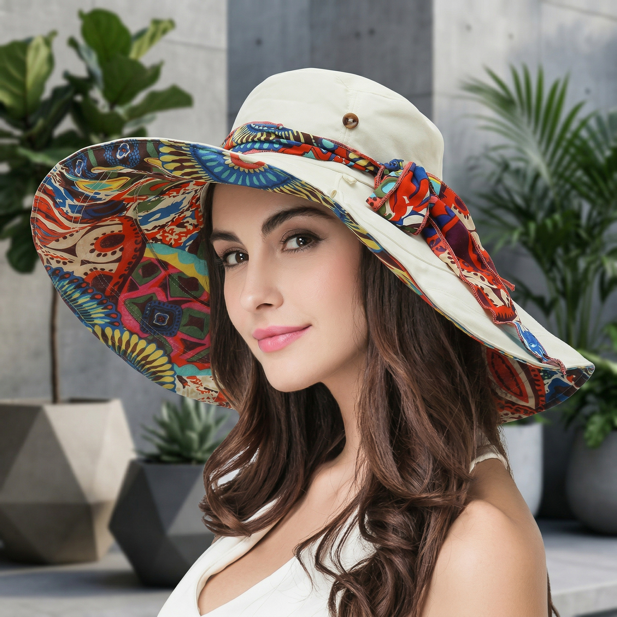 Chapeau Fleuri Femme