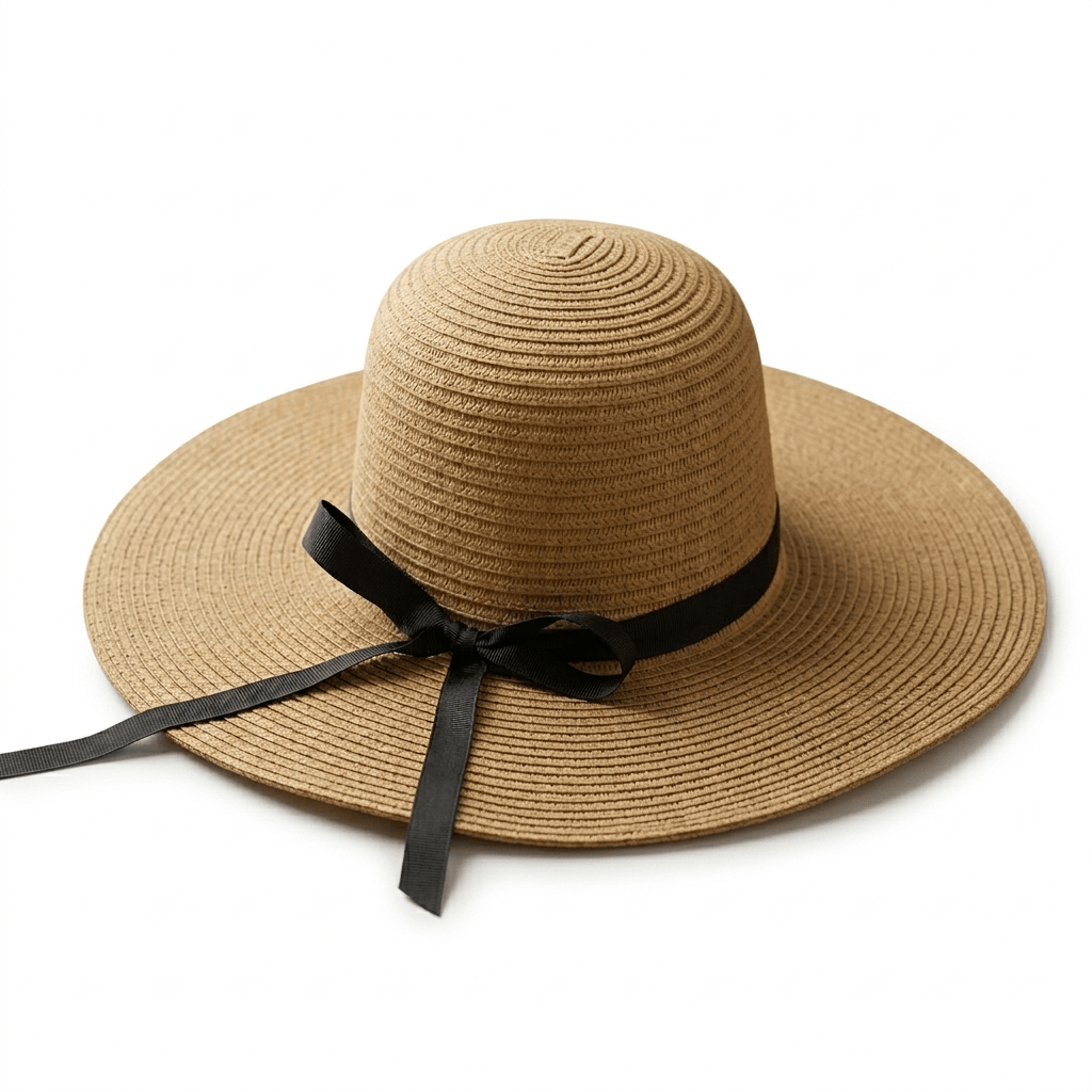 Chapeau de Paille Ruban Femme