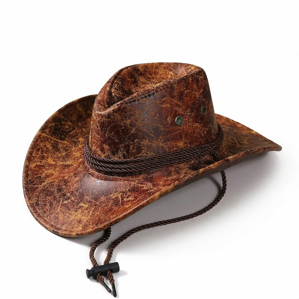 Chapeau Cowboy Cuir