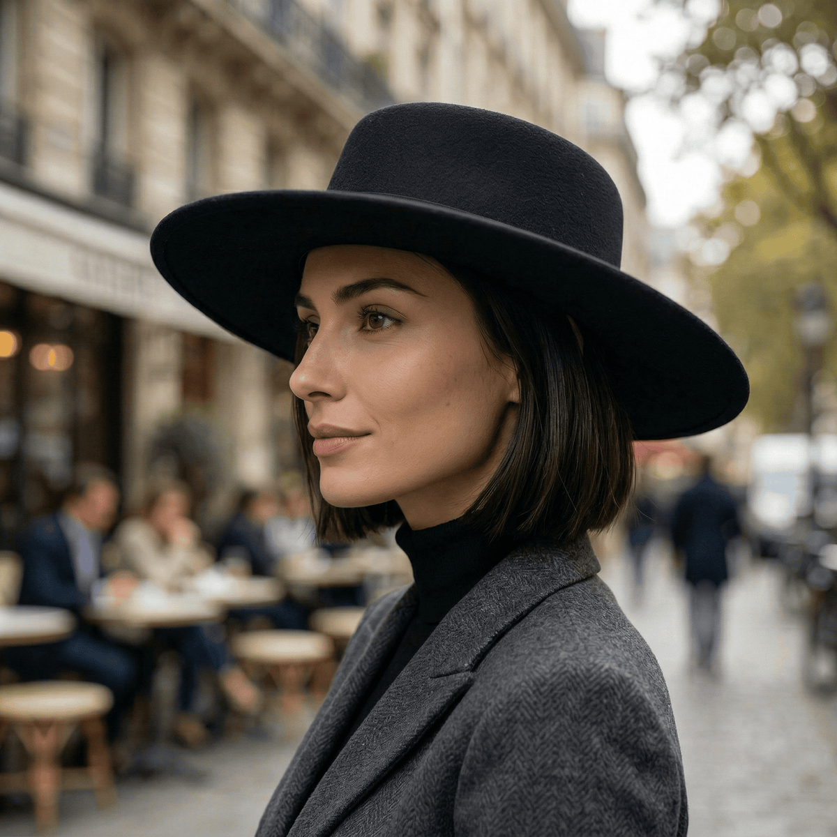Chapeau Canotier Femme
