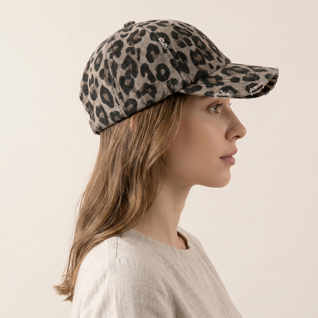 Casquette Baseball Léopard