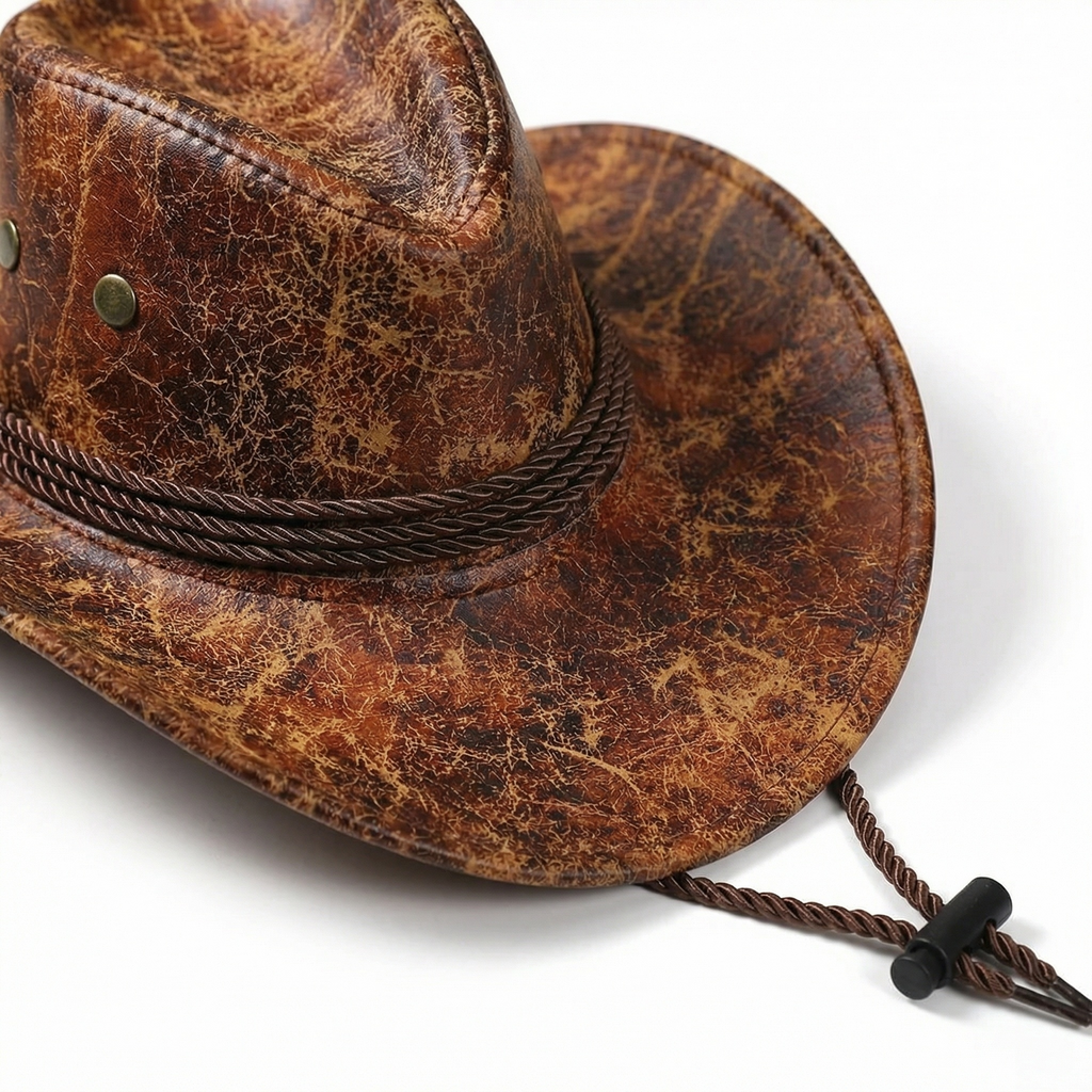 Chapeau Cowboy Cuir