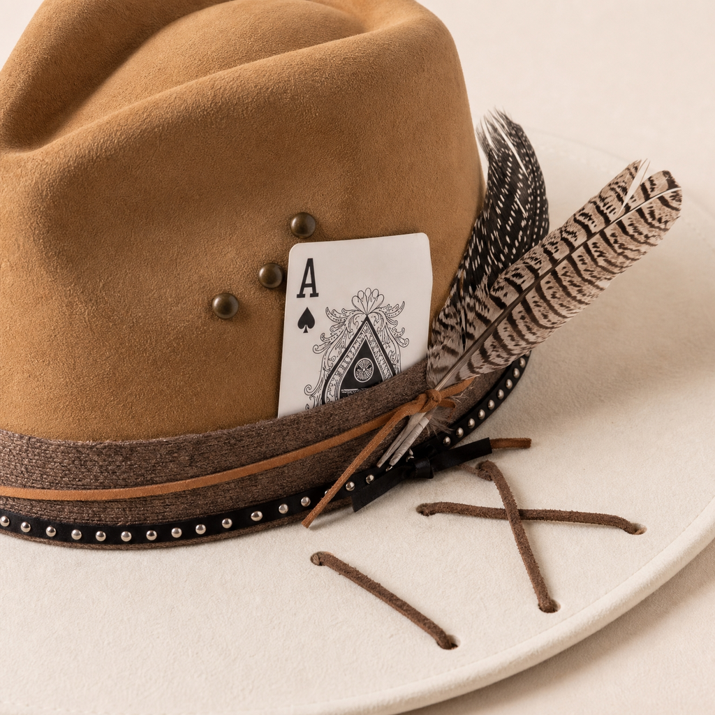 Chapeau Fedora Bord Plat Large