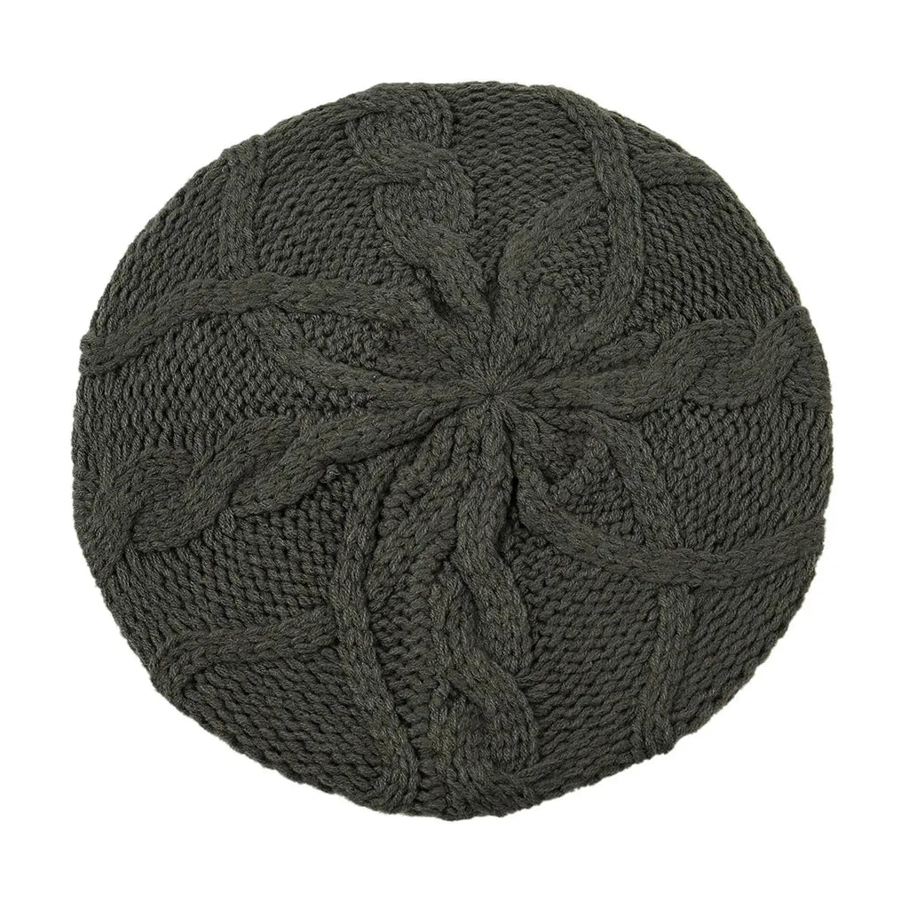 Béret Basque Brodé — coloris vert