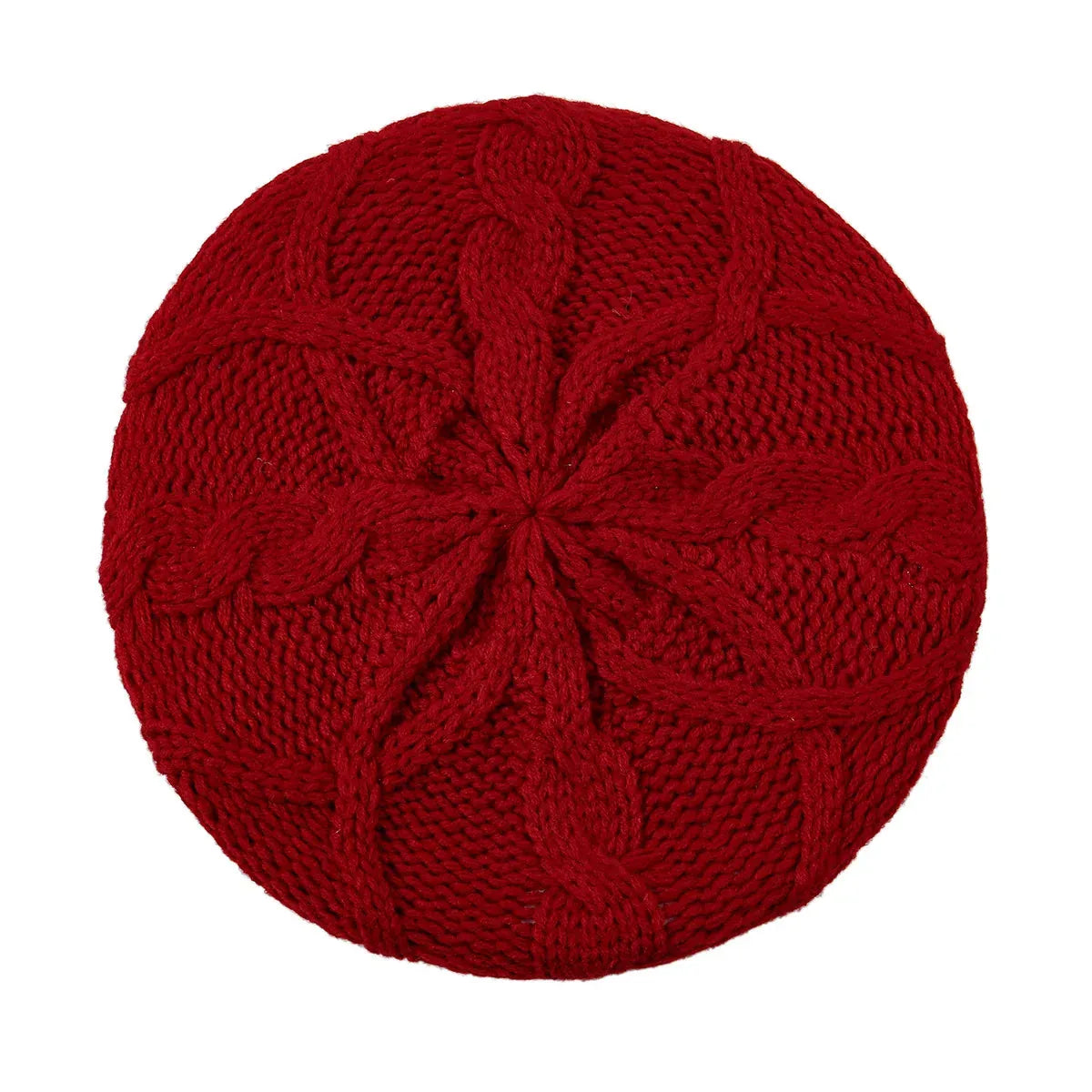 Béret Basque Brodé — coloris rouge