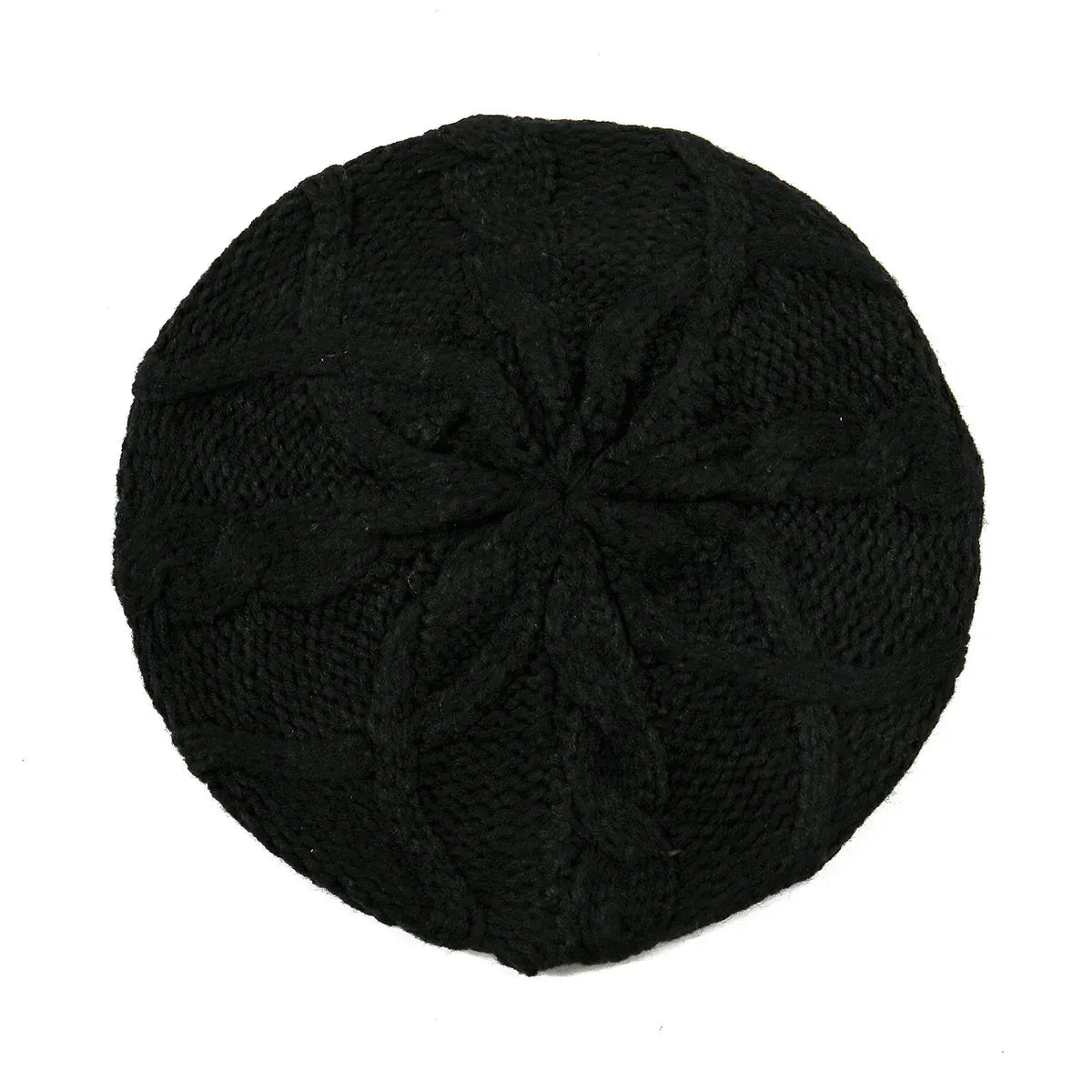 Béret Basque Brodé — coloris noir