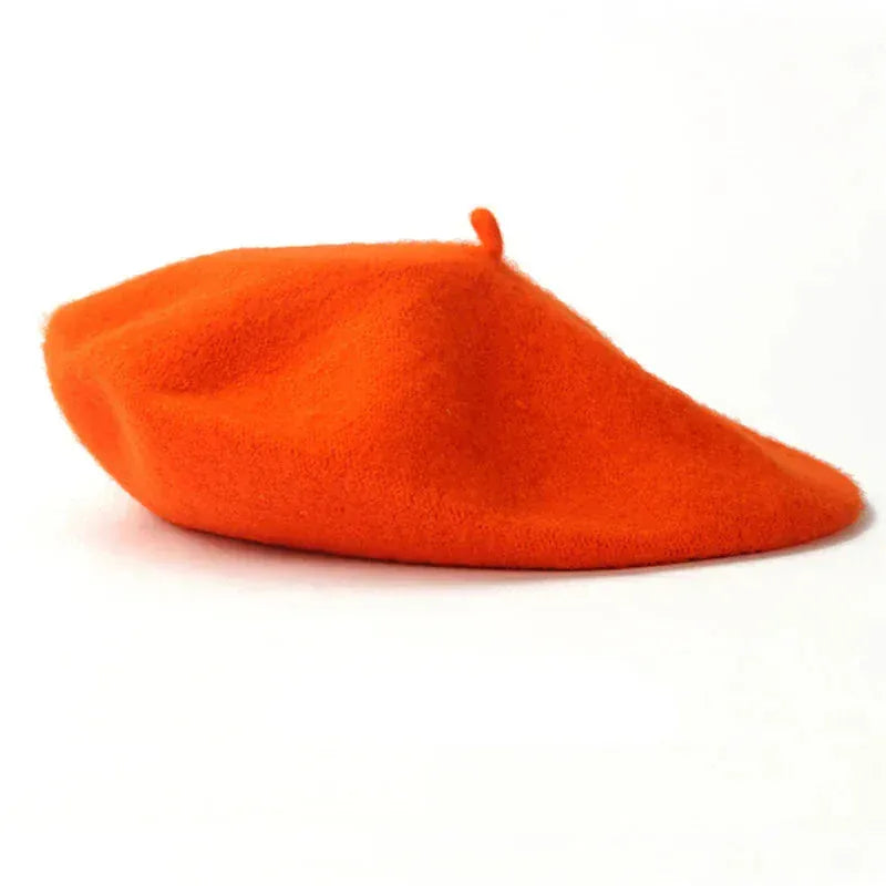 Béret Basque Coton — coloris orange