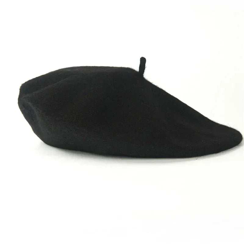 Béret Basque Coton — coloris noir