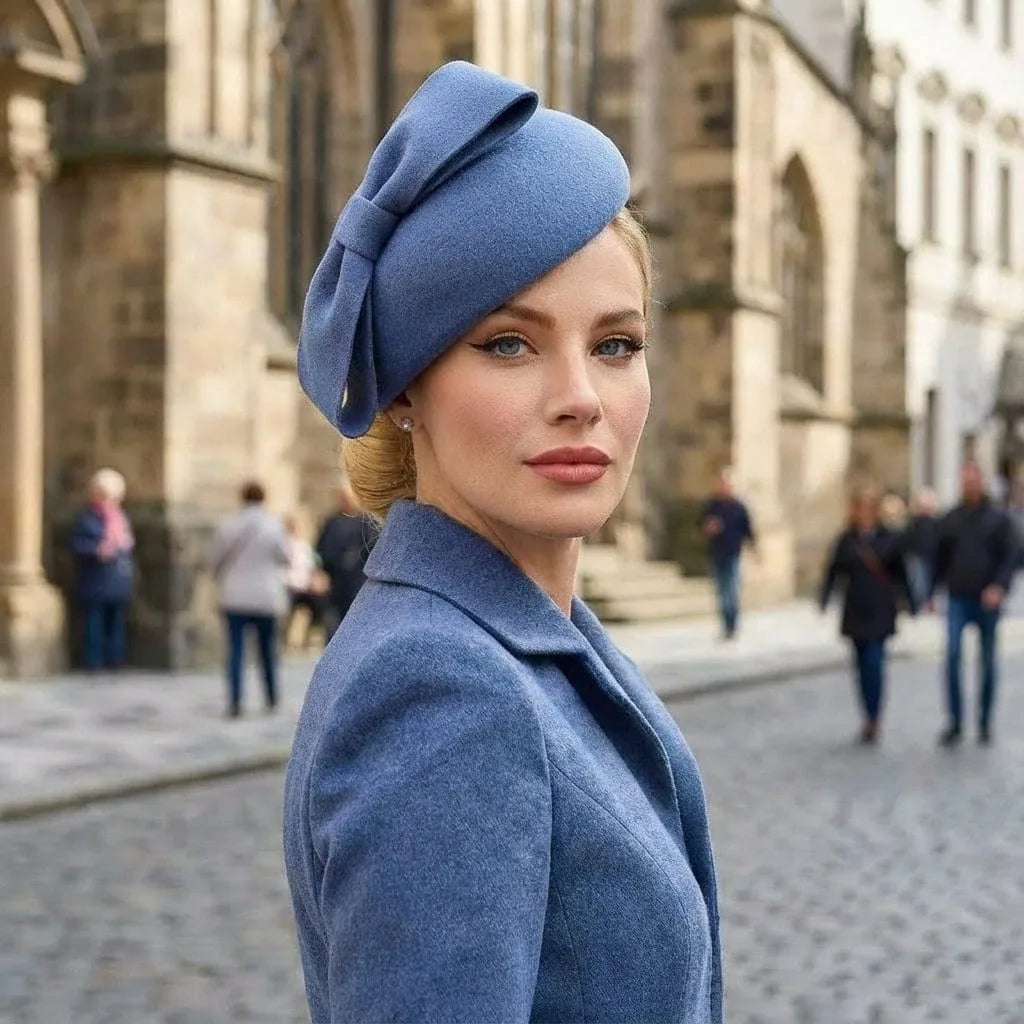 Béret Basque Floral Femme, vue de trois-quarts