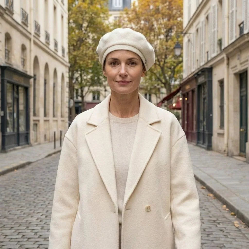 Béret Basque Laine, vue de trois-quarts