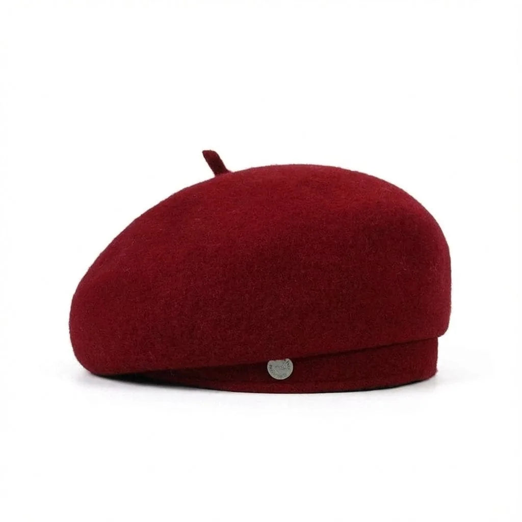 Béret Basque Laine — coloris rouge