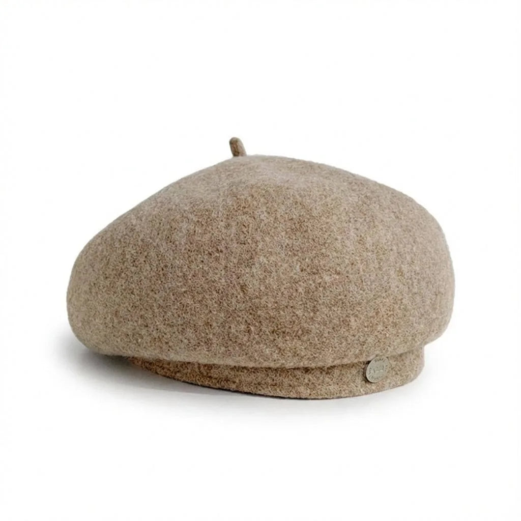 Béret Basque Laine — coloris beige