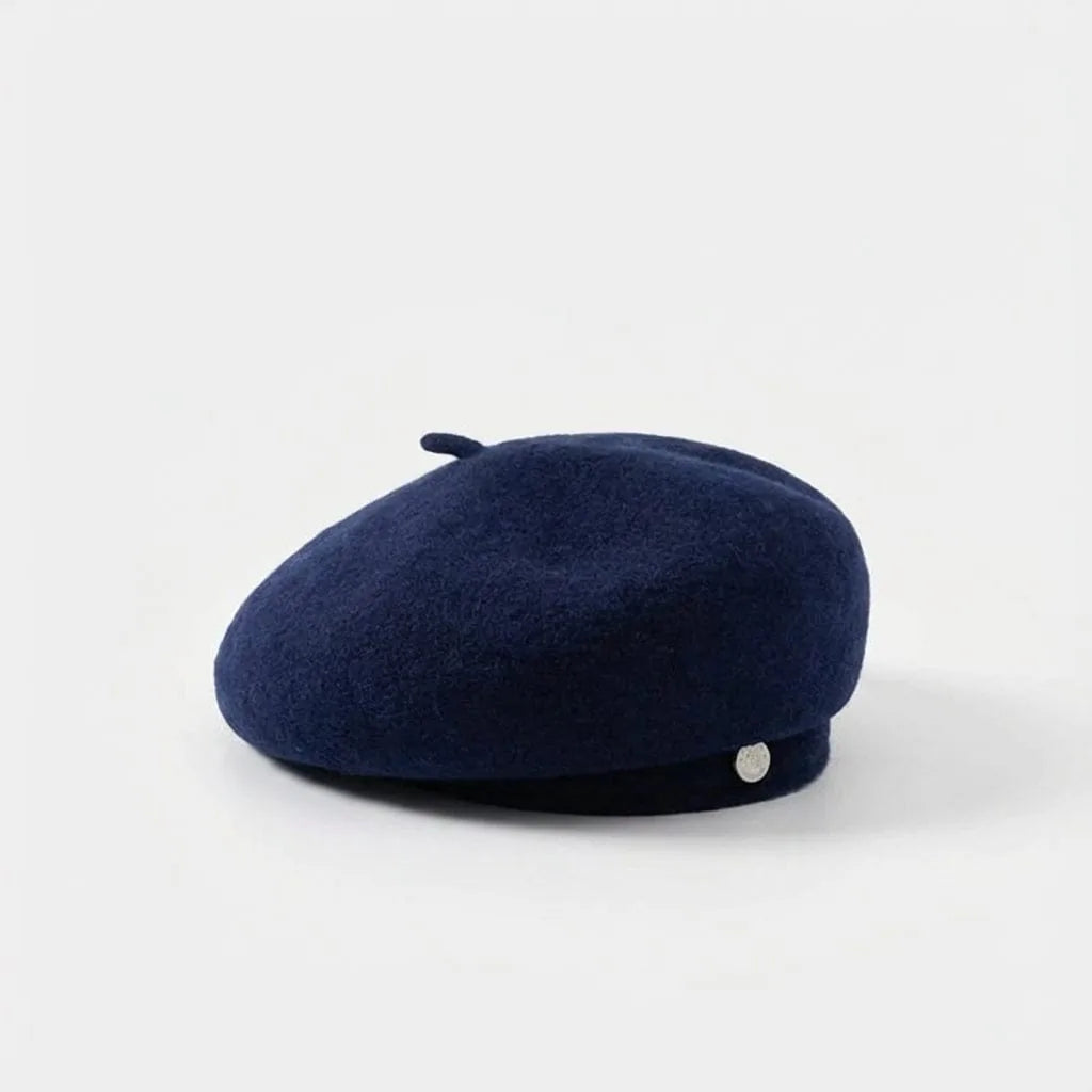Béret Basque Laine — coloris bleu
