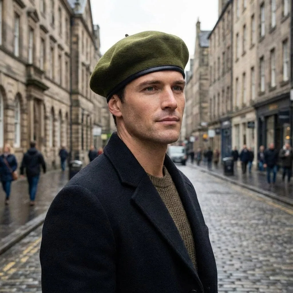 Béret Basque Militaire, vue de trois-quarts