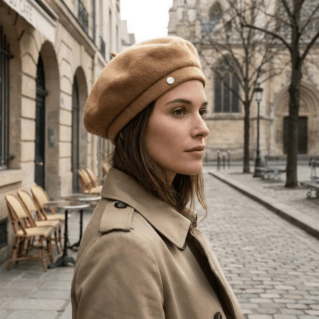 Béret Basque Paris, porté