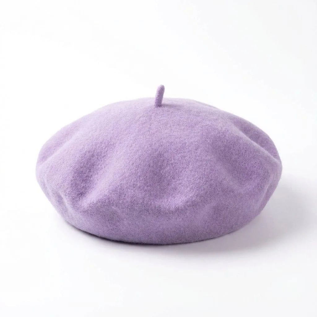 Béret Basque Traditionnel — coloris violet