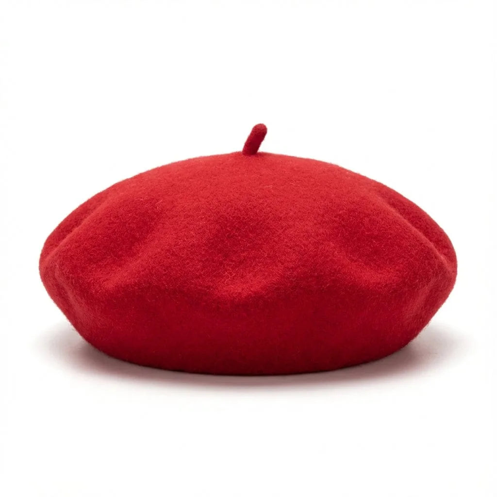 Béret Basque Traditionnel — coloris rouge