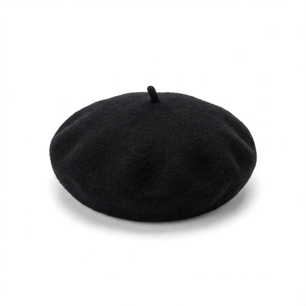 Béret Basque Traditionnel — coloris noir