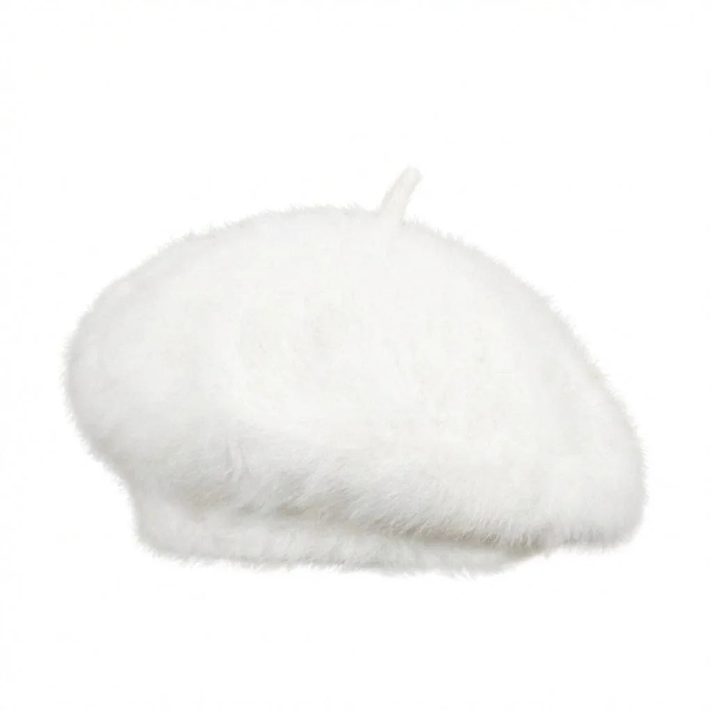 Béret Basque Velours — coloris blanc