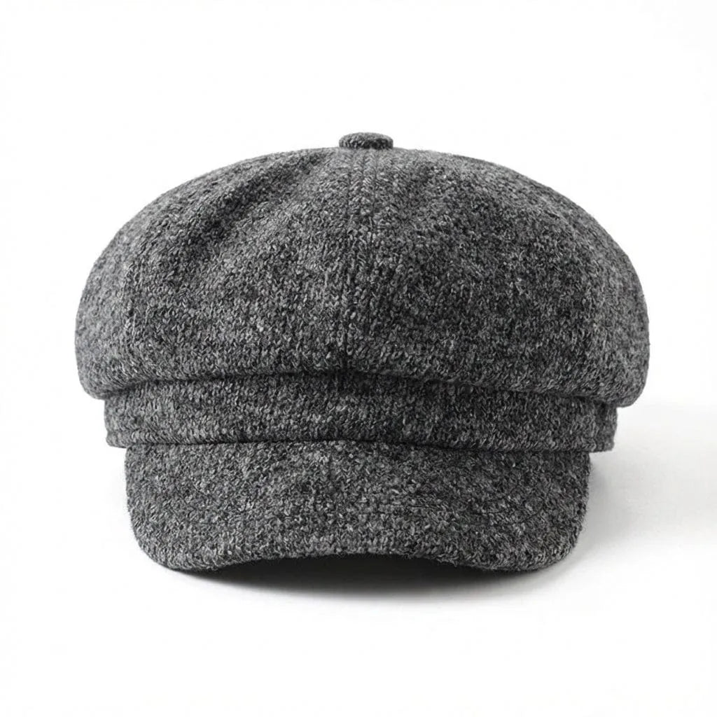 Béret Casquette Brodé — coloris noir
