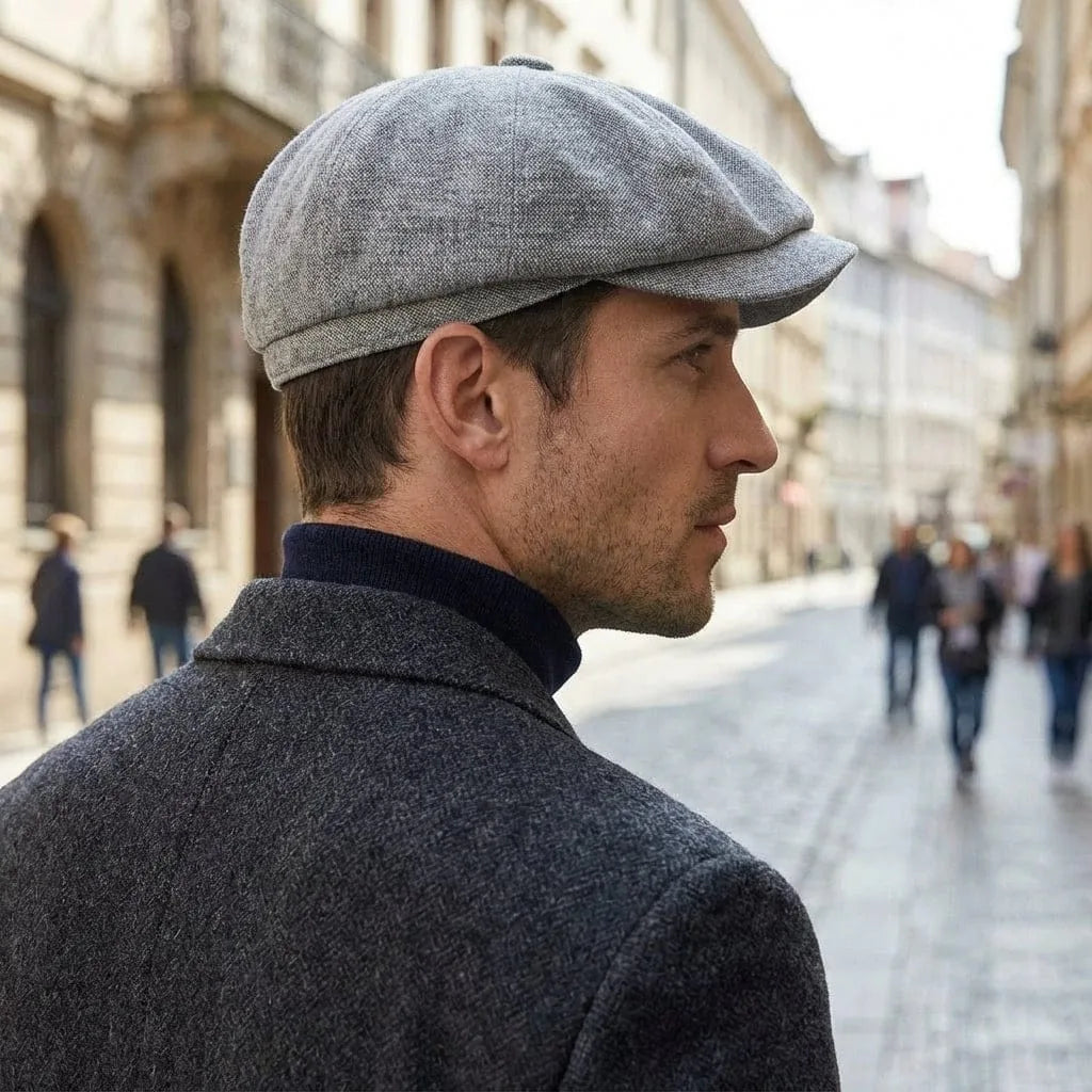 Béret Casquette Coton, vue de trois-quarts