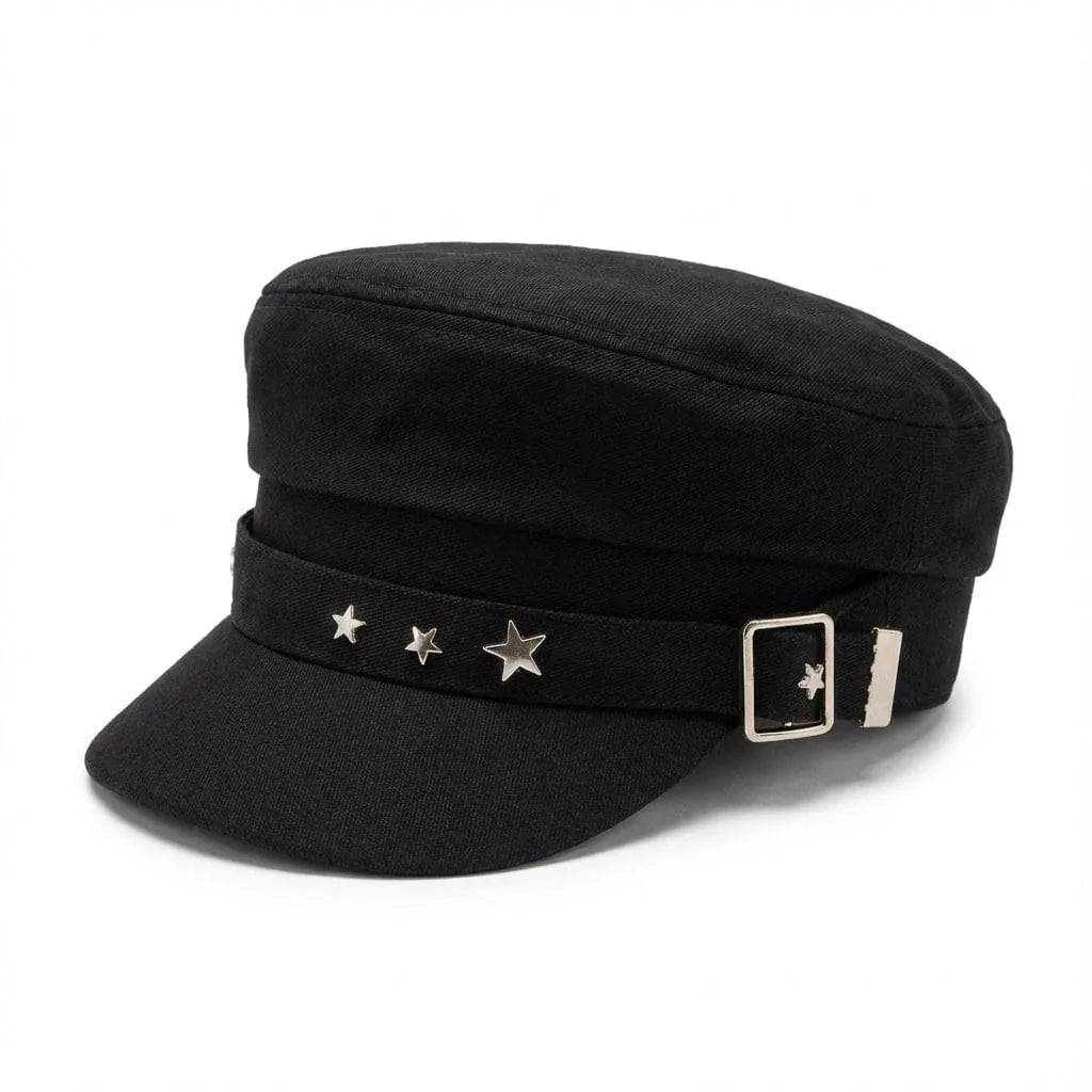 Béret Casquette Militaire — coloris noir