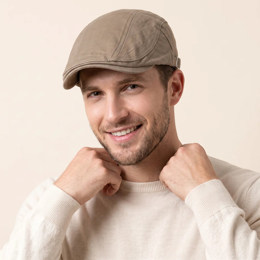 Béret en Coton Réglable, porté