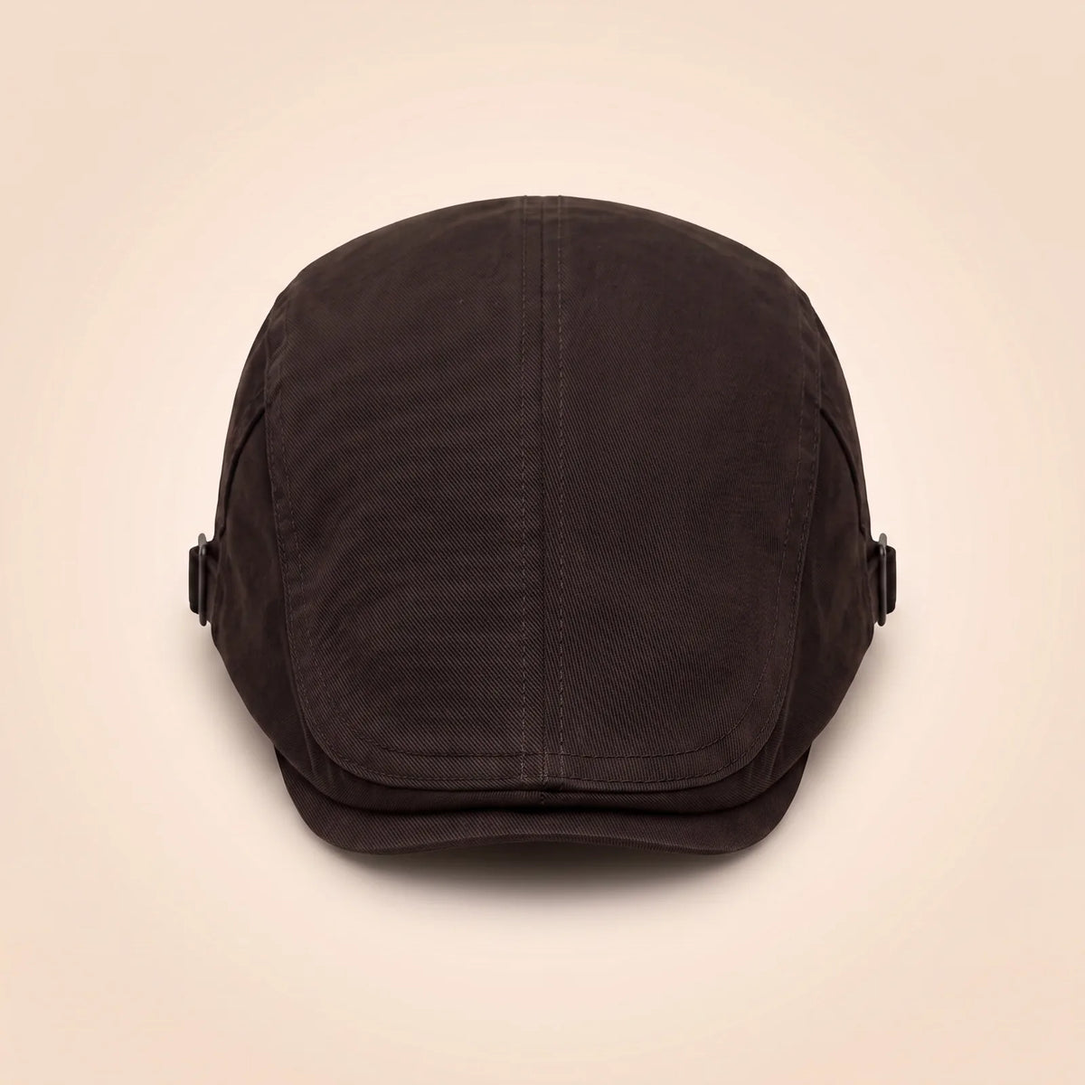 Béret en Coton Réglable — coloris marron