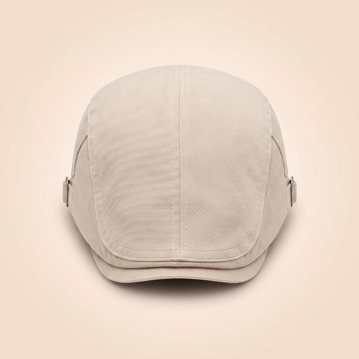 Béret en Coton Réglable — coloris beige