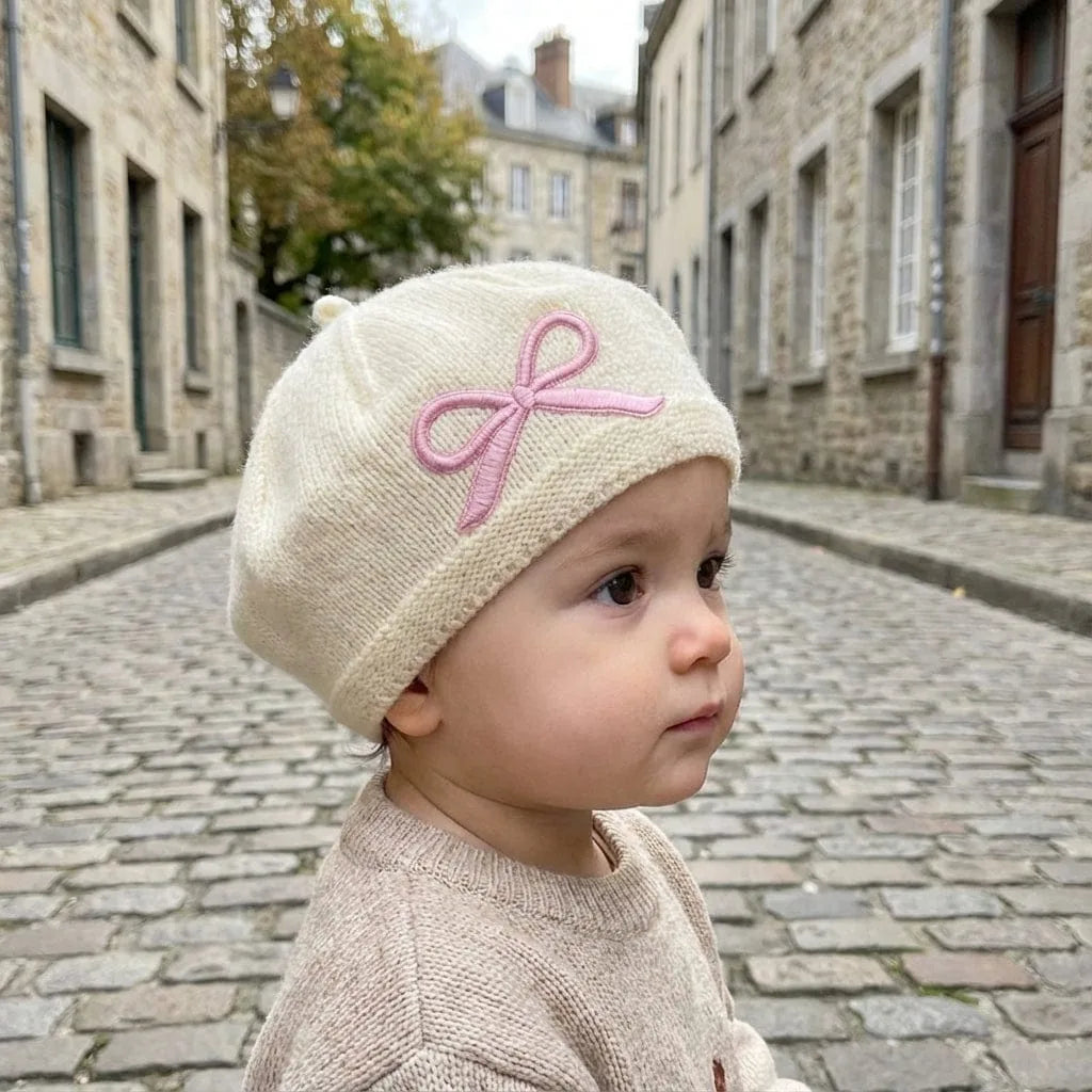 Béret Enfant Fille, porté